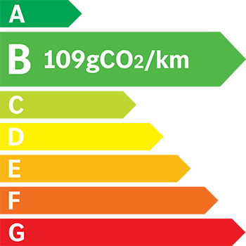 Étiquette énergie 109 g/km